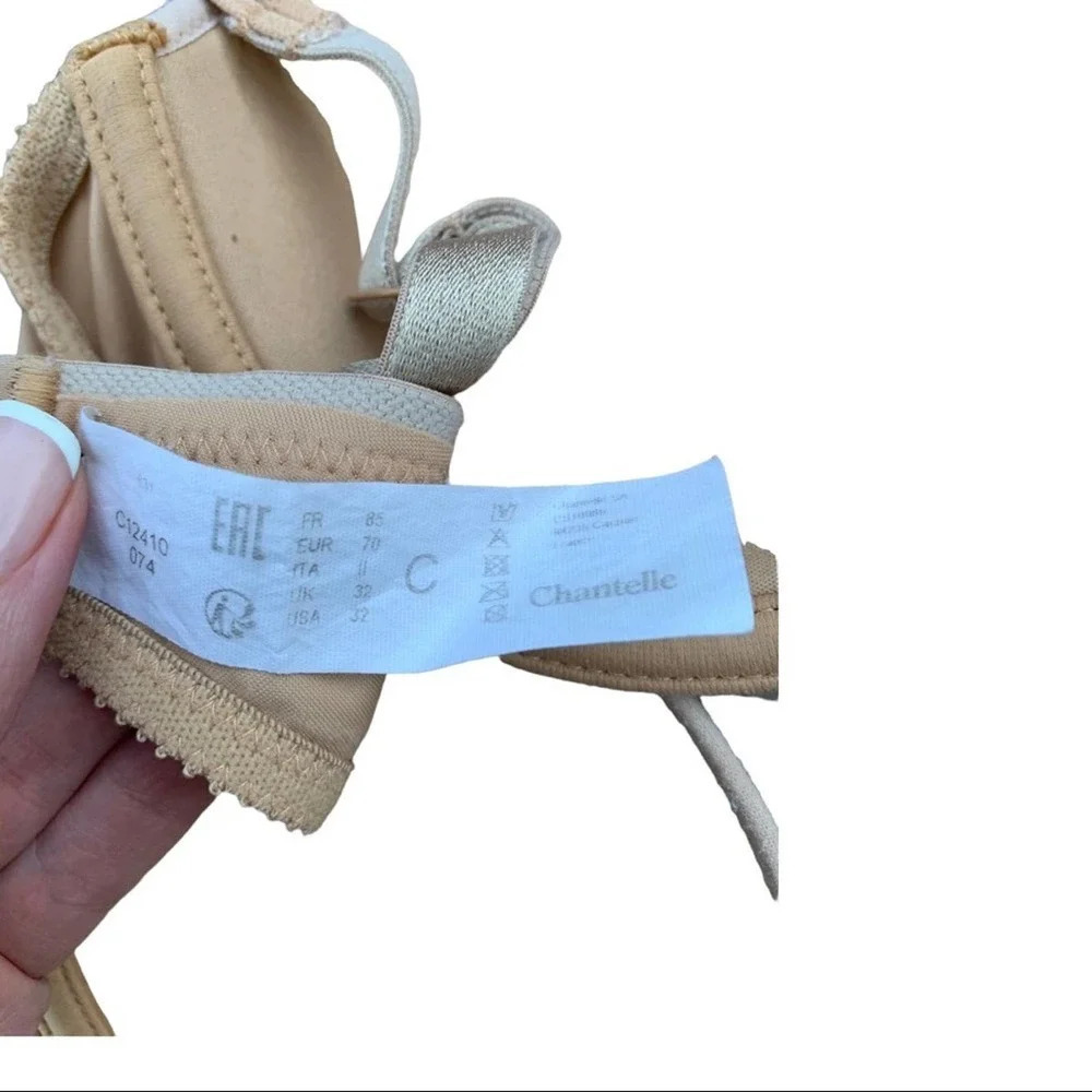 Chantelle bra lined tan bundle size 32 C - Picture 6 of 7